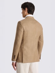 MOSS Brown Twill Double Breasted Jacket - Image 3 of 5