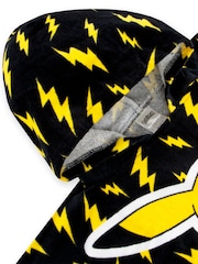 Character Black Pokemon Pikachu Hooded Towel Poncho - Image 5 of 12