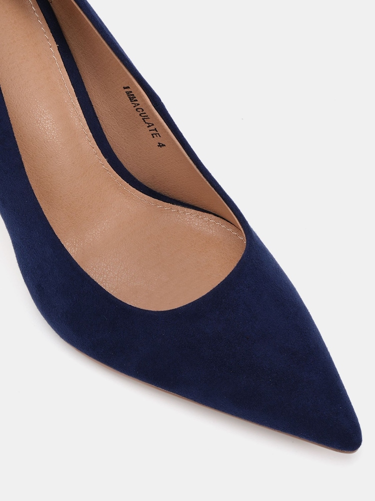 Novo Navy Immaculate Court Shoes - Image 6 of 6