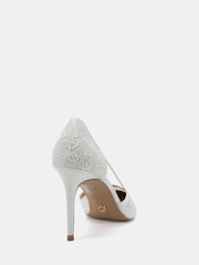 Novo White Ideal Point Two Part Stiletto Courts - Image 4 of 6
