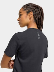 adidas Black Animal Print T-Shirt - Image 5 of 6