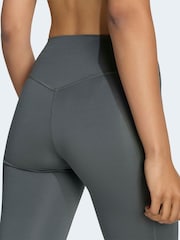 adidas Dark Green Optime Essential Capri Leggings - Image 5 of 6