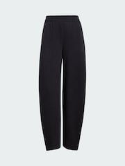 adidas Black Essentials Contemporary Fleece Barrel Leg Joggers - Image 5 of 5