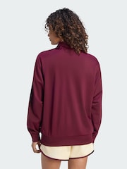 adidas Originals Maroon Red Firebird Loose Track Top - Image 2 of 5