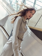 Lipsy Neutral Tailored Shirt - Image 5 of 6