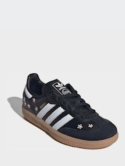 adidas Originals Black Samba Older Boys Trainers - Image 4 of 8