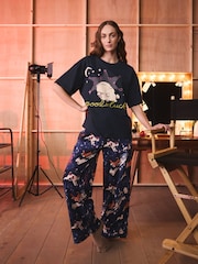 Cath Kidston Navy Starlight Dogs Pyjamas Set - Image 3 of 13