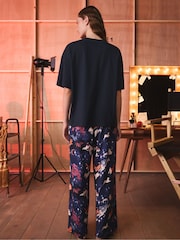 Cath Kidston Navy Starlight Dogs Pyjamas Set - Image 4 of 13