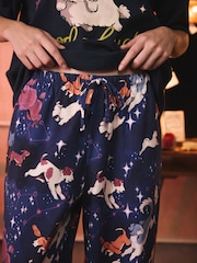 Cath Kidston Navy Starlight Dogs Pyjamas Set - Image 7 of 13