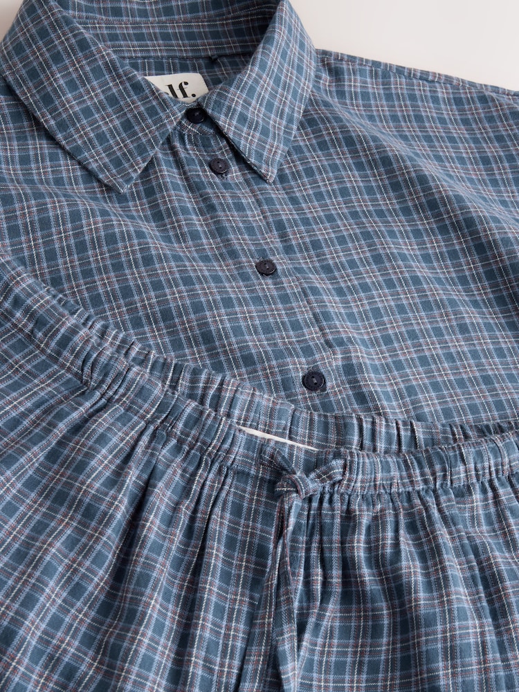 self. Shirt & Trouser Pyjamas Set - Imaginea 2 din 4 self. Shirt & Trouser Pyjamas Set - Imaginea 2 din 4