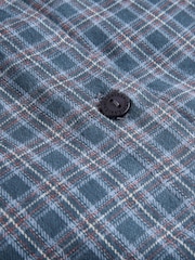 self. Blue Check Shirt & Trouser Pyjamas Set - Image 7 of 8