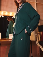 Cath Kidston Green Button Through Pyjamas Set - Image 8 of 15