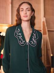 Cath Kidston Green Button Through Pyjamas Set - Image 9 of 15