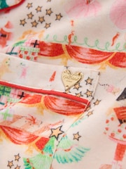 Cath Kidston Ecru Nutcracker Theatre Christmas Button Through Pyjamas - Image 13 of 16