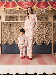 Cath Kidston Ecru Nutcracker Theatre Christmas Button Through Pyjamas - Image 7 of 16