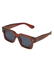 Lunettes de soleil Estella Bartlett Rio marron translucide - Image 4 de 4