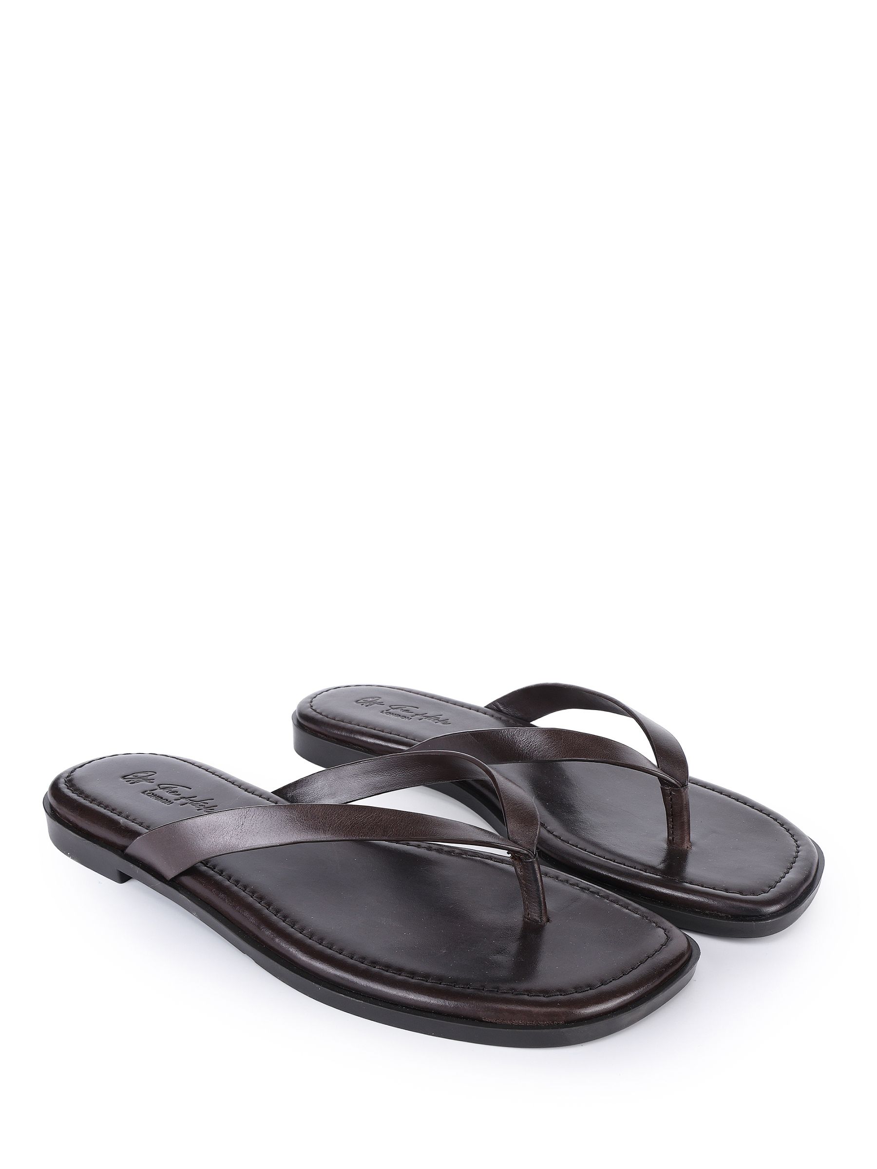 【美品】最終値下げTodayful Leather Thong Sandals Buy Off The Hook Brown Freya Leather Thong Flat Sandals from Next USA
