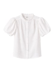 Ro&Zo White Puff Sleeve Shirt - Image 3 of 3