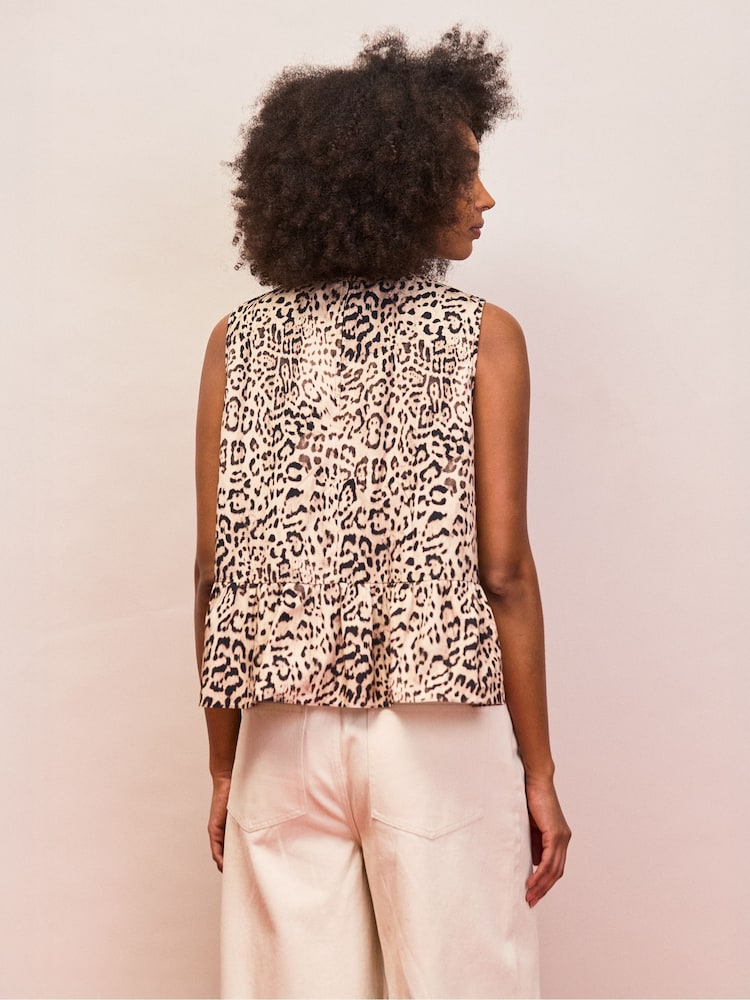 Ro&Zo Cotton Peplum Top - Imaginea 2 din 6