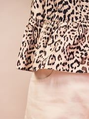 Ro&Zo Cotton Peplum Top - Imaginea 3 din 6