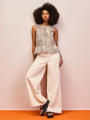 Ro&Zo Cotton Peplum Top - Imaginea 5 din 6