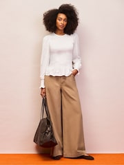 Ro&Zo חולצת ג'רזי במרקם לא אחיד עם כיווצים - תמונה 3 מתוך 5