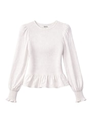 Ro&Zo חולצת ג'רזי במרקם לא אחיד עם כיווצים - תמונה 5 מתוך 5