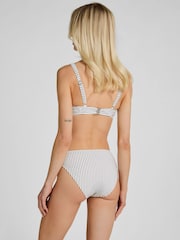 Hunkemoller White Rio Bottom Stripes Bikini - Image 2 of 5