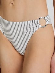 Hunkemoller White Rio Bottom Stripes Bikini - Image 3 of 5