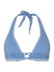 Hunkemoller Blue Joburg Triangle Bikini Top - Image 4 of 5