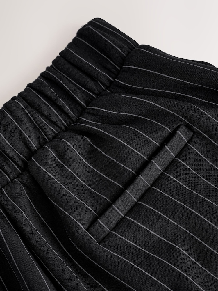 Black Slinky Wide Leg Trousers - Image 9 of 9 Black Slinky Wide Leg Trousers - Image 9 of 9