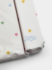JoJo Maman Bébé Cream Heart Print Changing Mat - Image 2 of 3