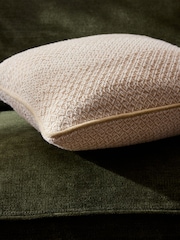 Laura Ashley Natural Kempley Woven Cushion - Image 3 of 5