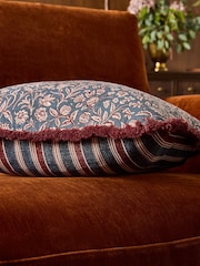 Laura Ashley Red Elmdon Dark Crimson Cushion - Image 4 of 6