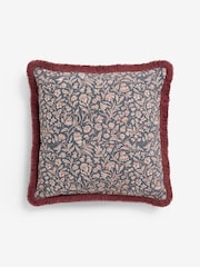 Laura Ashley Red Elmdon Dark Crimson Cushion - Image 5 of 6