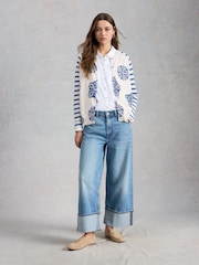 White Stuff White Lulu Stripe Cardigan - Image 1 of 6