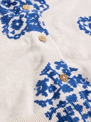 White Stuff White Lulu Stripe Cardigan - Image 6 of 6