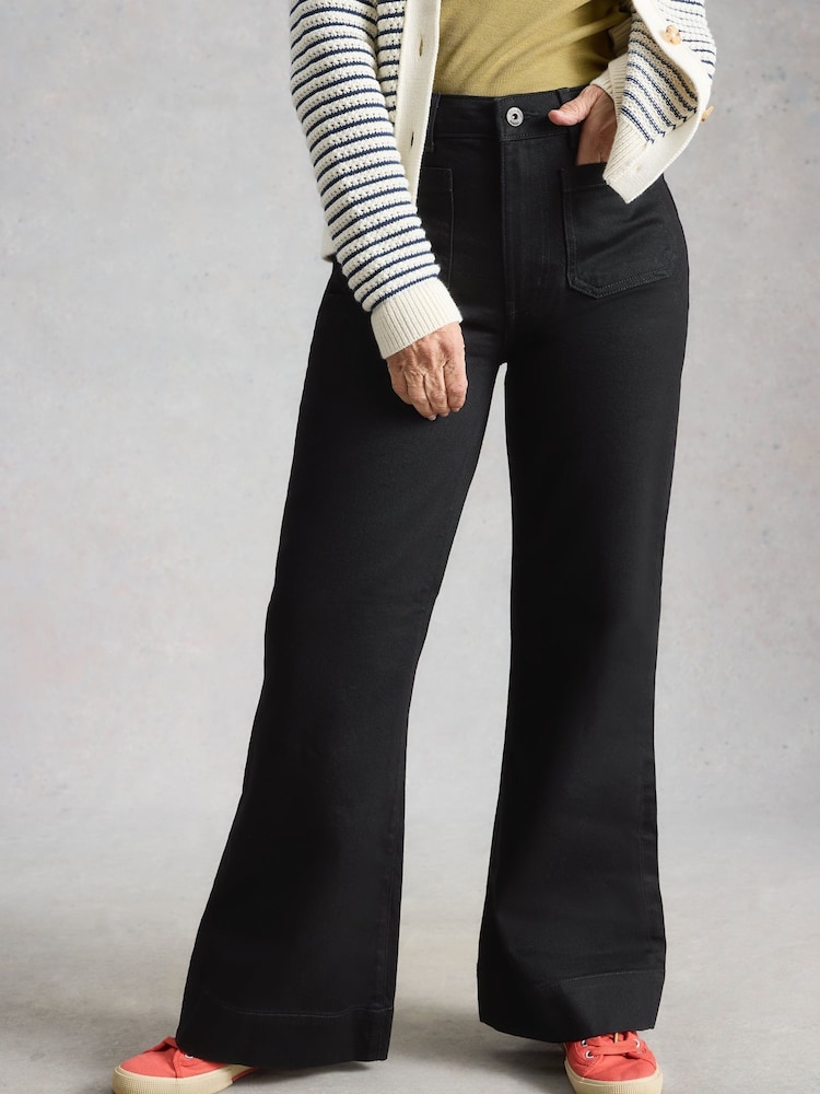 White Stuff Black Frankie Flare Jeans - Image 2 of 6
