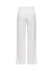 ONLY White Mid Waist String Casual Trousers - Image 2 of 2