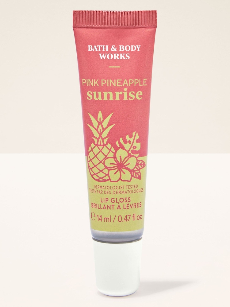 Bath & Body Works Pink Pineapple Sunrise Lip Gloss 14ml - Image 1 of 3 Bath & Body Works Pink Pineapple Sunrise Lip Gloss 14ml - Image 1 of 3