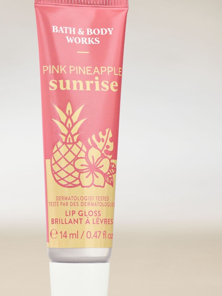 Bath & Body Works Pink Pineapple Sunrise Lip Gloss 14ml - Image 2 of 3 Bath & Body Works Pink Pineapple Sunrise Lip Gloss 14ml - Image 2 of 3