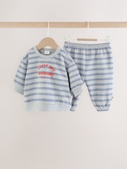 'I Love My Mummy' Grey/Blue Sweatshirt and Joggers Baby Set (0mths-2yrs) - Image 1 of 15