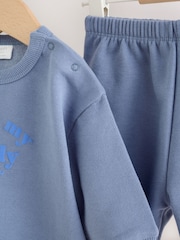 'I Love My Daddy' Blue Sweatshirt and Joggers Baby Set (0mths-2yrs) - Image 7 of 15