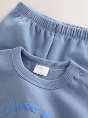 'I Love My Daddy' Blue Sweatshirt and Joggers Baby Set (0mths-2yrs) - Image 8 of 15