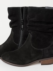 FatFace Farleigh Black Suede Slouch Boots - Image 5 of 5