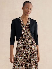 Hobbs Black Carrie Bolero Cardigan - Image 1 of 5