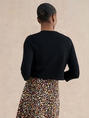 Hobbs Black Carrie Bolero Cardigan - Image 2 of 5