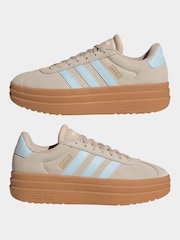 adidas Brown VL Court Bold Trainers - Image 3 of 10