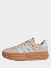 adidas Brown VL Court Bold Trainers - Image 6 of 10