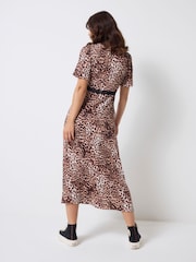 Scamp & Dude Natural Puff Sleeve Tea Dress - Image 2 of 5